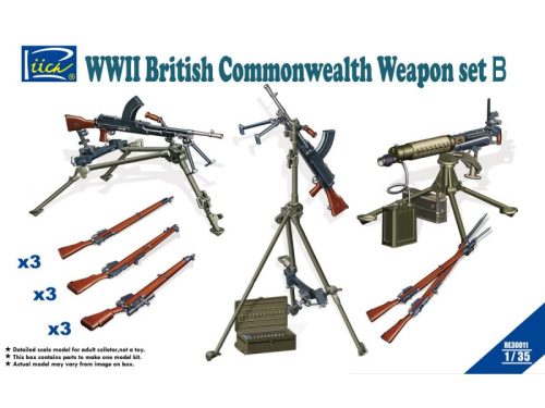 Riich Models - WWII British Commenwealth Weapon Set B