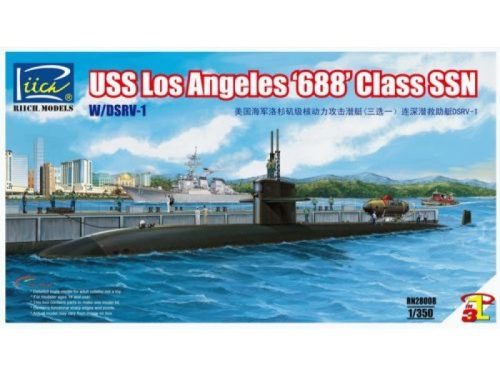 Riich Models - USS Los Angeles 688 Class SSN w/DSRV-1