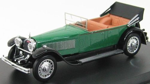 Rio-Models - BUGATTI 41 ROYALE TORPEDO OPEN 1928 GREEN BLACK