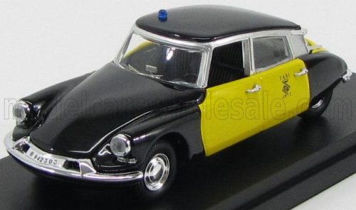 Rio-Models - CITROEN DS19 TAXI BARCELLONA 1969 BLACK YELLOW