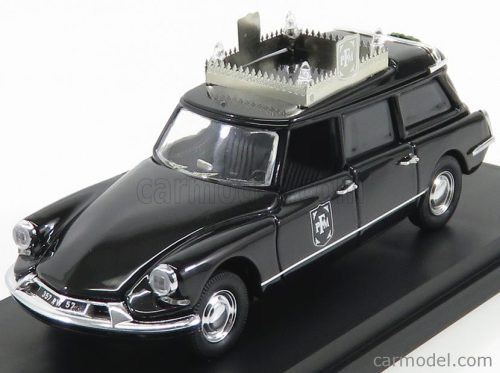 Riomodels - Citroen Ds19 Break Funeral Car - Carro Funebre - Hearse - 1963 Black