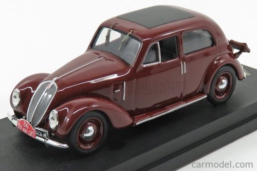 Riomodels - Fiat 1500 6C N 36 Rally Montecarlo 1937 Gigi Villoresi Dark Red