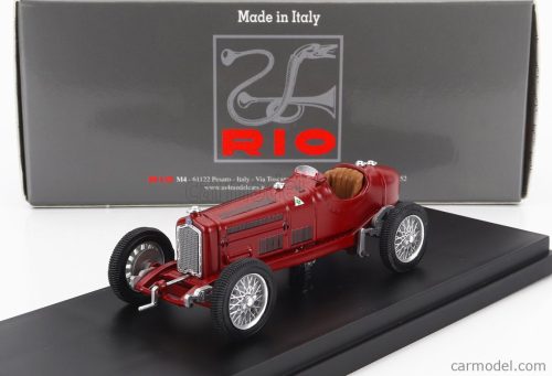 Rio-Models - Alfa Romeo F1  Tipo B Quadrifoglio 1932 Red