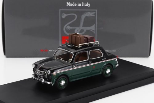 Rio-Models - FIAT 1100 TAXI ROMA 1956 BLACK GREEN