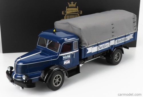 Roadkings - Krupp Titan Swl80 Dachser Truck Canvas Top Telonato 2-Assi 1950 Dark Blue Black