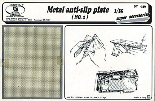 Royal Model - Metal anti-slip plate n.2