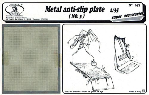 Royal Model - Metal anti-slip plate n.3