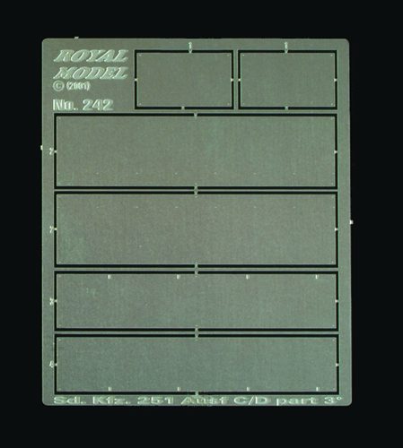 Royal Model - Sd. 251 C/D Interior Armour Plates (for Tamiya kit)