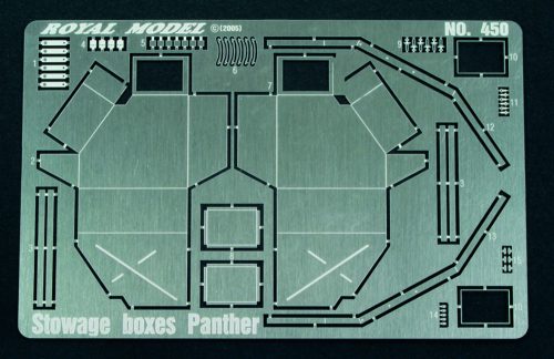 Royal Model - Stowage Boxes Panther & Jagdpanther