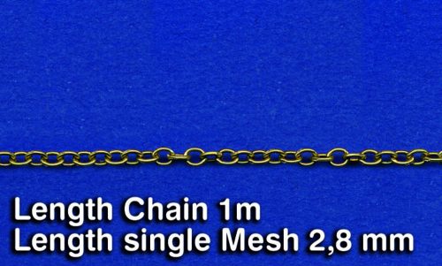 Royal Model - Metal Chain (D) Length single Mesh 2,8 mm