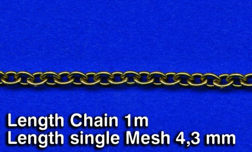 Royal Model - Metal Chain (G) Length single Mesh 4,3 mm