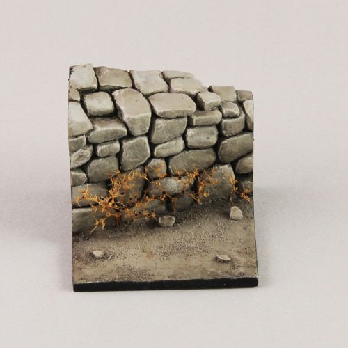 Royal Model - Base with stone wall (cm 3,5x3,5)