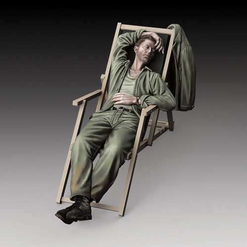 Royal Model - U.S. soldier who sleeps - WWII