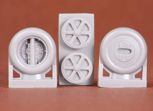 SBS Model - 1/48 Gloster Gladiator wheel set (spoked) - Resin for Merit