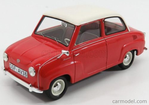 Schuco - Goggomobil T250 Limousine 1964 Red White