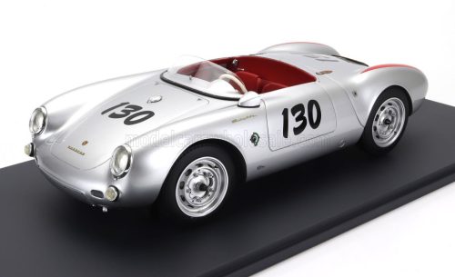 Schuco - PORSCHE 550A SPIDER N 130 1954 JAMES DEAN - LITTLE BASTARD - CON VETRINA - WITH SHOWCASE SILVER