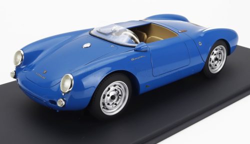 Schuco - PORSCHE 550A SPIDER 1954 - CON VETRINA - WITH SHOWCASE BLUE