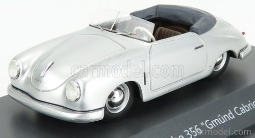 Schuco - Porsche 356 Gmund Cabrio Open 1952 Silver