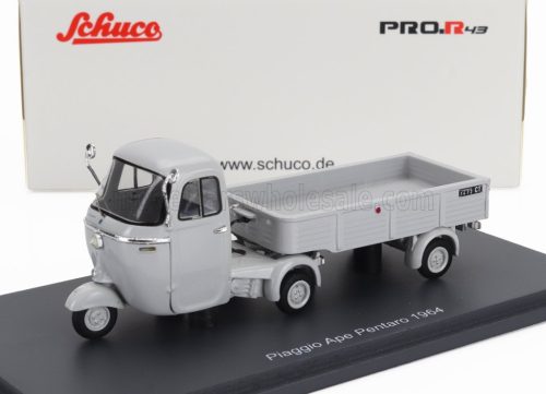 Schuco - PIAGGIO APE PENTARO MOTRICE + PENTARO' RIMORCHIO 1964 GREY