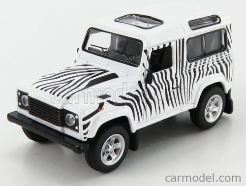 Schuco - Land Rover Defender 90 Safari 1999 White Black