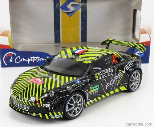 Solido - Renault Alpine A110 Rally N 47 Rally Montecarlo 2022 F.Delecour - J.R.Guigonnet Black Green