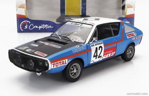 Solido - Renault R17 Mk1 N 42 Rally Abidjan Nice 1976 Blue