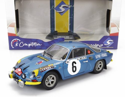 Solido - RENAULT ALPINE A110 1600S (night version) N 6 RALLY MONTECARLO 1972 J.CANDRUET - P.PAGANI BLUE MET