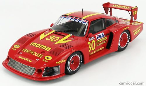 Solido - Porsche 935/78 Momo Moby Dick N 70 Drm Norisring 1981 G.Moretti Red Yellow