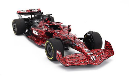 Solido - 1:18 Alfa Romeo F1 Team X Boogie Art Car Black 2023 - SOLIDO