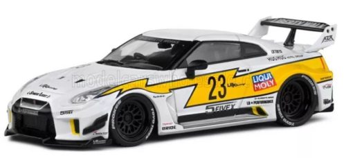 Solido - NISSAN 35GT-RR LB-SILHOUETTE N 23 WORKS LIBERTY WALK 2020 WHITE YELLOW BLACK