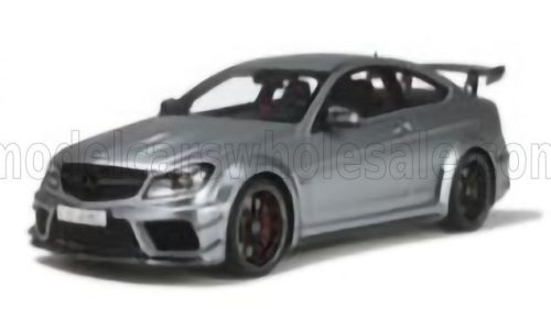 Solido - MERCEDES BENZ C-CLASS C63 AMG BLACK SERIES 2012 MATT SILVER