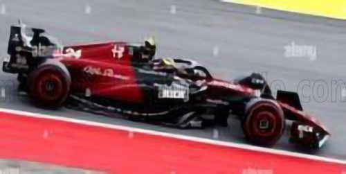 Solido - ALFA ROMEO F1  C43 TEAM STAKE N 24 AUSTRALIAN GP 2023 GUANYU ZHOU BLACK RED