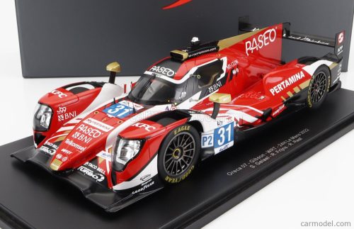 Spark-Model - Oreca Gibson 07 Gk428 4.2L V8 Team Wrt N 31 24H Le Mans 2022 S.Gelael - R.Frijns - R.Rast - Con Vetrina - With Showcase - Special Box Red White