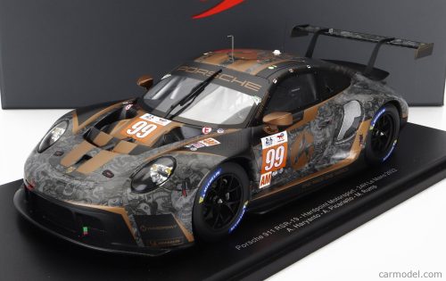 Spark-Model - Porsche 911 991 Rsr-19 4.2L Team Hardpoint Motorsport N 99 24H Le Mans 2022 A.Haryanto - A.Picariello - M.Rump - Con Vetrina - With Showcase - Special Box Black