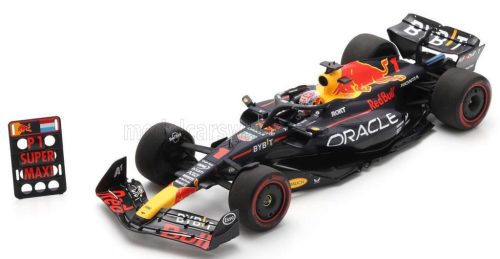 Spark - RED BULL F1  RB19 TEAM ORACLE RED BULL RACING N 1 WORLD CHAMPION WINNER BRITISH GP 2023 MAX VERSTAPPEN MATT BLUE