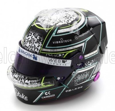 Spark - BELL HELMET CASCO HELMET F1 ZHOU GUANYU TEAM STAKE KICK SAUBER N 24 SEASON 2024 BLACK