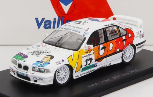 Spark - BMW 3-SERIES 318iS TEAM JB RACING N 17 24h SPA 1996 R.DIERICK - E.DE DONCKER - P.WITMEUR WHITE