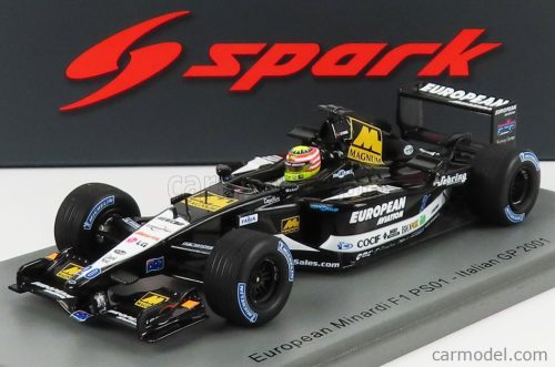 Spark-Model - Minardi F1 Ps01 Team European N 20 Season 2001 Alexander Yoong Black White