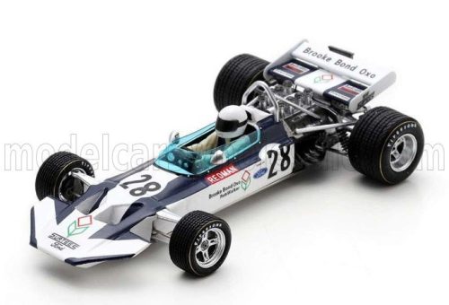 Spark - SURTEES F1  TS7 N 28 SUD AFRICAN GP 1971 BRIAN REDMANN WHITE BLUE