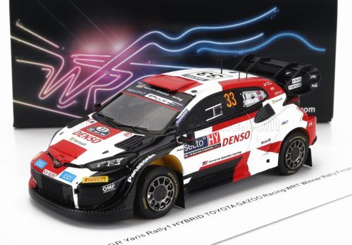 Spark - TOYOTA YARIS GR HYBRID RALLY1 TEAM TOYOTA GAZOO RACING WRT N 33 WINNER RALLY FINLAND 2023 ELFYN EVANS - SCOTT MARTIN WHITE RED BLACK