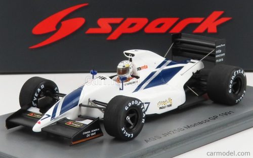 Spark-Model - Ags F1 Jh25B N 17 Monaco Gp 1991 G.Tarquini White