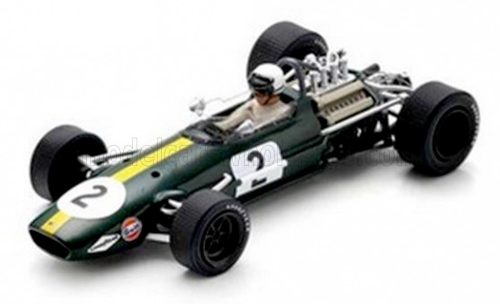 Spark - BRABHAM F1  BT26 N 2 MONACO GP 1968 J.BRABHAM GREEN YELLOW