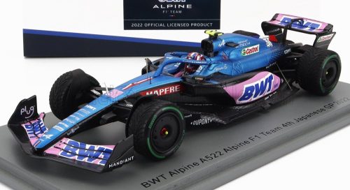 Spark - ALPINE F1 A522 TEAM ALPINE BWT N 31 4th JAPAN GP 2022 ESTEBAN OCON BLUE PINK