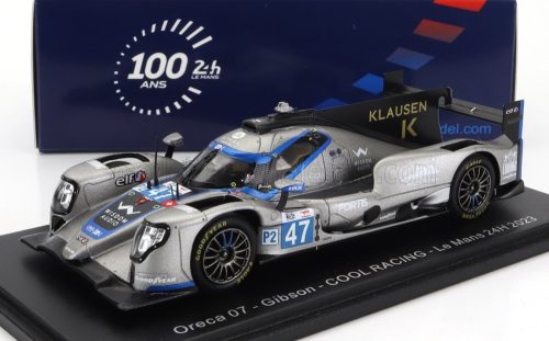 Spark - ORECA 07 GIBSON GK428 4.2L V8 TEAM COOL RACING N 47 24h LE MANS 2023 R.DE GERUS - V.LOMKO - S.PAGENAUD GREY WHITE BLACK