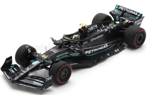 Spark - MERCEDES GP F1 W14 TEAM MERCEDES-AMG PETRONAS FORMULA ONE N 44 2nd SPAIN GP 2023 LEWIS HAMILTON MATT BLACK