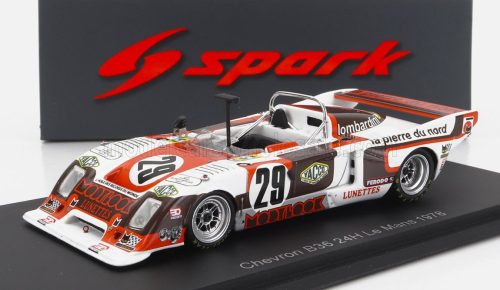 Spark - CHEVRON B36 2.0L S4 TEAM SOCIETE RACING N 29 24h LE MANS 1978 M.DUBOIS - D.GACHE - J.SANCHEZ WHITE RED BLACK