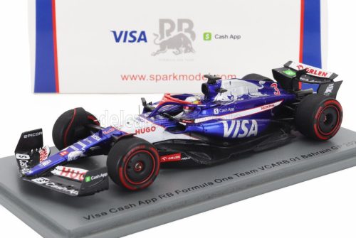 Spark - RACING BULLS F1 VCARB-01 TEAM VISA CASH APP N 3 SAUDI ARABIA GP 2024 DANIEL RICCIARDO BLUE WHITE