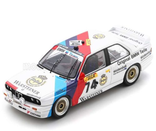 Spark - BMW 3-SERIES (E30) M3 TEAM BMW MOTORSPORTS N 74 24h SPA ETCC 1988 ELLEN LOHR - FRANK SCHMICKLER - MICHAEL BARTELS WHITE RED BLUE