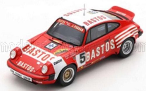 Spark - PORSCHE 911 SC TEAM BASTOS N 5 WINNER RALLY CONDROZ 1983 P.SNIJERS - D.COLEBUNDERS RED WHITE