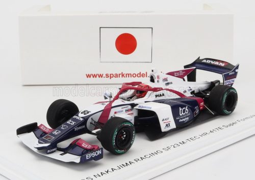 Spark - DALLARA SF23 HONDA M-TEC HR-417E TEAM TGM TCS NAKAJIMA RACING N 65 SUPER FORMULA SEASON 2023 REN SATO WHITE BLUE RED